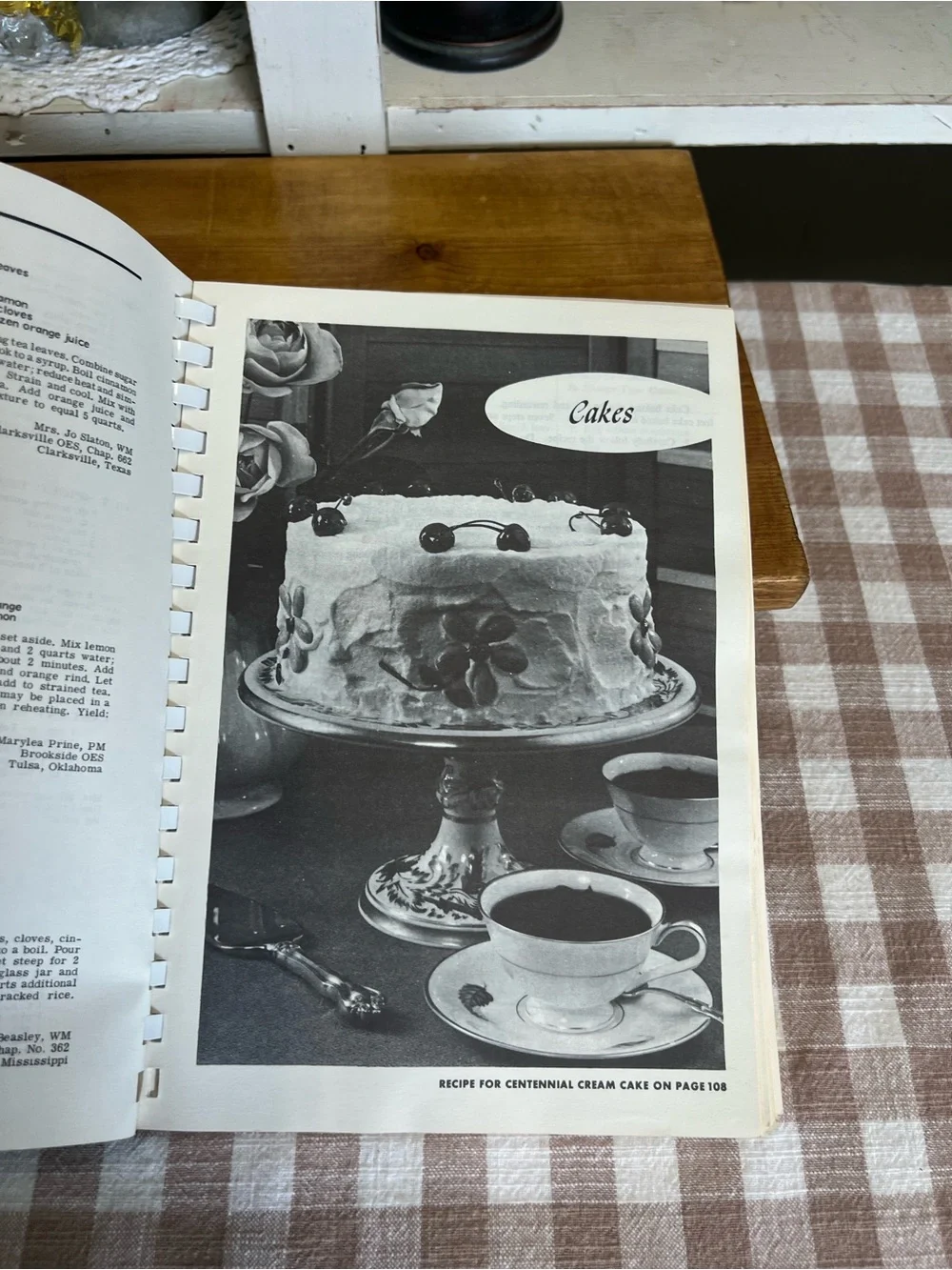 Vintage cookbook favorite eastern star recipes dessert